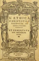 Picture 1 of 29 from L'Ethica d' Aristotile (1550), leaf 4