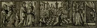 An illustration from Le Témoignage des protestans en faveur de la religion catholique \ (1671)