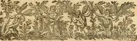 An illustration from Le tresor des merueilles de la maison royale de Fontainebleau : contenant la description de son antiquité, de sa fondation, de ses bastimens, de ses rares peintures, tableaux, emblemes, & deuises : de ses iardins, de ses fontaines, & autres singularitez qui s'y voyent ... (1642)