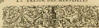 An illustration from Le tresor des merueilles de la maison royale de Fontainebleau : contenant la description de son antiquité, de sa fondation, de ses bastimens, de ses rares peintures, tableaux, emblemes, & deuises : de ses iardins, de ses fontaines, & autres singularitez qui s'y voyent ... (1642)