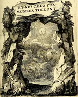 An illustration from Le triomphe de la religion sous Louis le Grand : représenté par des inscriptions & des devises : avec une explication en vers latins & françois (1687)