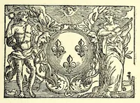 An illustration from Le triomphe de l'amour : ballet : dancé devant Sa Maiesté a S. Germain en Laye le 21. jour de ianvier 1681 (1681)