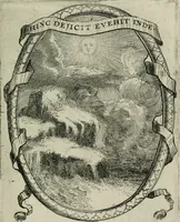 An illustration from Le triomphe de la religion sous Louis le Grand : représenté par des inscriptions & des devises : avec une explication en vers latins & françois (1687)