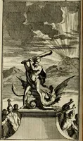 An illustration from Le triomphe royal : où l'on voit dêscrits les arcs de triomphe, piramydes, tablaux, & devises au nombre de 65, erigez à la Haye, à l'honneur de Guillaume III, roy d'Angleterre, Ecosse, France, & Irlande (1691)
