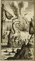 An illustration from Le triomphe royal : où l'on voit dêscrits les arcs de triomphe, piramydes, tablaux, & devises au nombre de 65, erigez à la Haye, à l'honneur de Guillaume III, roy d'Angleterre, Ecosse, France, & Irlande (1691)