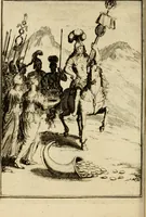 An illustration from Le triomphe royal : où l'on voit dêscrits les arcs de triomphe, piramydes, tablaux, & devises au nombre de 65, erigez à la Haye, à l'honneur de Guillaume III, roy d'Angleterre, Ecosse, France, & Irlande (1691)
