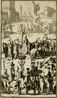 An illustration from Le triomphe royal : où l'on voit dêscrits les arcs de triomphe, piramydes, tablaux, & devises au nombre de 65, erigez à la Haye, à l'honneur de Guillaume III, roy d'Angleterre, Ecosse, France, & Irlande (1691)
