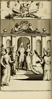 An illustration from Le triomphe royal : où l'on voit dêscrits les arcs de triomphe, piramydes, tablaux, & devises au nombre de 65, erigez à la Haye, à l'honneur de Guillaume III, roy d'Angleterre, Ecosse, France, & Irlande (1691)