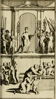 An illustration from Le triomphe royal : où l'on voit dêscrits les arcs de triomphe, piramydes, tablaux, & devises au nombre de 65, erigez à la Haye, à l'honneur de Guillaume III, roy d'Angleterre, Ecosse, France, & Irlande (1691)