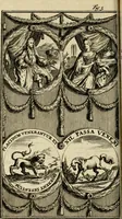 An illustration from Le triomphe royal : où l'on voit dêscrits les arcs de triomphe, piramydes, tablaux, & devises au nombre de 65, erigez à la Haye, à l'honneur de Guillaume III, roy d'Angleterre, Ecosse, France, & Irlande (1691)