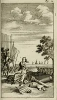 An illustration from Le triomphe royal : où l'on voit dêscrits les arcs de triomphe, piramydes, tablaux, & devises au nombre de 65, erigez à la Haye, à l'honneur de Guillaume III, roy d'Angleterre, Ecosse, France, & Irlande (1691)