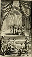 An illustration from Le triomphe royal : où l'on voit dêscrits les arcs de triomphe, piramydes, tablaux, & devises au nombre de 65, erigez à la Haye, à l'honneur de Guillaume III, roy d'Angleterre, Ecosse, France, & Irlande (1691)