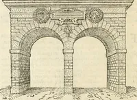 An illustration from Le triumphe d'Anuers faict en la susception du Prince Philips, Prince d'Espaigñ (1550)