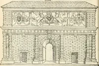 An illustration from Le triumphe d'Anuers faict en la susception du Prince Philips, Prince d'Espaigñ (1550)