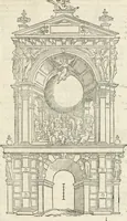 An illustration from Le triumphe d'Anuers faict en la susception du Prince Philips, Prince d'Espaigñ (1550)