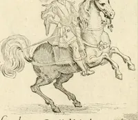 An illustration from Lettera al sig. Alberico Cibo, principe di Massa, sopra il giuoco fatto dal gran dvca intitolato Gverra d'amore il di 12. di Febraio 1615 in Firenze (1616)