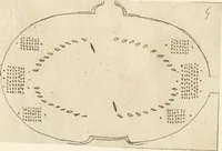 An illustration from Lettera al sig. Alberico Cibo, principe di Massa, sopra il giuoco fatto dal gran dvca intitolato Gverra d'amore il di 12. di Febraio 1615 in Firenze (1616)