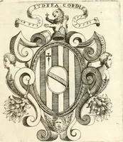 An illustration from Lettera nella qvale si descrive l'ingresso nel Palazzo Dvcale della serenissima Morosina Morosini Grimani, prencipessa di Vinetia : co' la cerimonia della Rosa benedetta, mandatale à donare dalla Santità di Nostro Signore (1597)