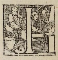An illustration from Lettere di diversi eccellentiss. hvomini : raccolte da diversi libri : tra le qvali se ne leggono molte, non piv stampate : con gli argomenti per ciascvna delle materie, di che elle trattano : e nel fine annotationi e tauole delle cose piu notabili a utile de gli studiosi (1554)