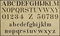 An illustration from Lettering for draftsmen, engineers and students; (1897)