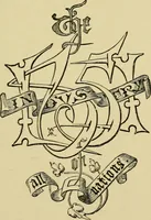 Picture 48 of 181 from Lettering in ornament; an enquiry into the decorative use of lettering, past, present, and possible (1902), leaf 124