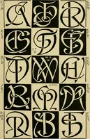 Picture 69 of 181 from Lettering in ornament; an enquiry into the decorative use of lettering, past, present, and possible (1902), leaf 150