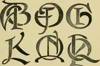 An illustration from Lettering in ornament; an enquiry into the decorative use of lettering, past, present, and possible (1902)