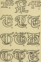 Picture 77 of 181 from Lettering in ornament; an enquiry into the decorative use of lettering, past, present, and possible (1902), leaf 158