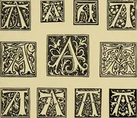An illustration from Lettering in ornament; an enquiry into the decorative use of lettering, past, present, and possible (1902)
