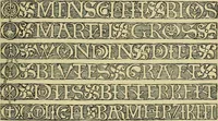 An illustration from Lettering in ornament; an enquiry into the decorative use of lettering, past, present, and possible (1902)