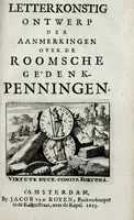 Picture 1 of 3 from Letterkonstig ontwerp der aanmerkingen over de Roomsche gedenkpenningen (1693), leaf 5