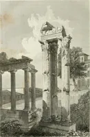 An illustration from Letters of an architect, from France, Italy, and Greece (1828)