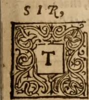 An illustration from Letters of Mounsieur de Balzac. 1. 2. 3. and 4th parts (1654)