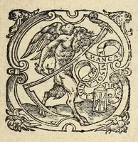 An illustration from Lettre missive de l'evesque du Mans. Auec la responce à icelle, faicte au mois de septembre dernier passé, par vn docteur en theologie de la faculté de Paris [Jean Boucher] ... (1589)