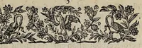 An illustration from Lettres patentes du roy, contenant l'establissement de la Chambre royalle, pour la cognoissance & iugement des abbus & maluersations commises en ses finances. (1601)