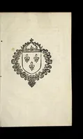 An illustration from Lettres patentes du roy, pour l'entretenement du dernier edict, de pacificatio[n], & articles arrestez, en la conference de Nerac: & pour faire saisir les biens de ceux qui se sont esleuez en armes, contre la teneur dudict edict & articles : publié en parlement le sixième iour de Iuin, 1580. (1580)