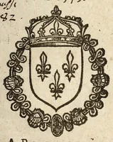 An illustration from Lettres patentes dv Roy povr la continvation des Grandz Iours en la ville de Poictiers iusques à la vueille de Noel, 1579. (1579)