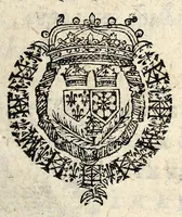 An illustration from Lettres patentes dv roy, povr le convocation de l'assemblée que Sa Majeste veut estre tenuë, à fin d'y resoudre ce qui est necessaire su bien de son estat repos & soulagement de ses subjects. (1617)
