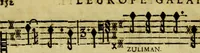 An illustration from L'Europe galante, ballet mise en musique (1697)