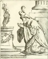 An illustration from Le ventiqvattr' hore dell' hvmana felicità : invenzione disegno ed intaglio (1675)