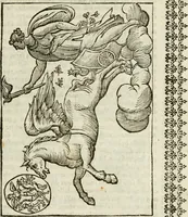 An illustration from Le vere e nove imagini de gli dei delli antichi di Vicenzo Cartari Reggiano. Ridotte da capo a piedi in questa nouissima impressione alle loro reali, & non piu per l'adietro osseruate simiglianze. Cauate da' marmi, bronzi, medaglie, gioie, & altre memorie antiche; (1615)