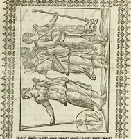 An illustration from Le vere e nove imagini de gli dei delli antichi di Vicenzo Cartari Reggiano. Ridotte da capo a piedi in questa nouissima impressione alle loro reali, & non piu per l'adietro osseruate simiglianze. Cauate da' marmi, bronzi, medaglie, gioie, & altre memorie antiche; (1615)