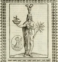 An illustration from Le vere e nove imagini de gli dei delli antichi di Vicenzo Cartari Reggiano. Ridotte da capo a piedi in questa nouissima impressione alle loro reali, & non piu per l'adietro osseruate simiglianze. Cauate da' marmi, bronzi, medaglie, gioie, & altre memorie antiche; (1615)