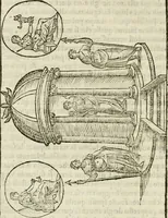 An illustration from Le vere e nove imagini de gli dei delli antichi di Vicenzo Cartari Reggiano. Ridotte da capo a piedi in questa nouissima impressione alle loro reali, & non piu per l'adietro osseruate simiglianze. Cauate da' marmi, bronzi, medaglie, gioie, & altre memorie antiche; (1615)