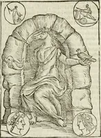 Picture 78 of 279 from Le vere e nove imagini de gli dei delli antichi di Vicenzo Cartari Reggiano. Ridotte da capo a piedi in questa nouissima impressione alle loro reali, & non piu per l'adietro osseruate simiglianze. Cauate da' marmi, bronzi, medaglie, gioie, & altre memorie antiche; (1615), leaf 244