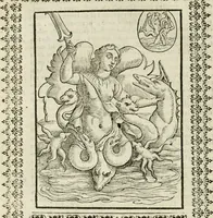 Picture 85 of 279 from Le vere e nove imagini de gli dei delli antichi di Vicenzo Cartari Reggiano. Ridotte da capo a piedi in questa nouissima impressione alle loro reali, & non piu per l'adietro osseruate simiglianze. Cauate da' marmi, bronzi, medaglie, gioie, & altre memorie antiche; (1615), leaf 261