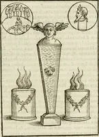 Picture 109 of 279 from Le vere e nove imagini de gli dei delli antichi di Vicenzo Cartari Reggiano. Ridotte da capo a piedi in questa nouissima impressione alle loro reali, & non piu per l'adietro osseruate simiglianze. Cauate da' marmi, bronzi, medaglie, gioie, & altre memorie antiche; (1615), leaf 328