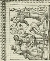 An illustration from Le vere e nove imagini de gli dei delli antichi di Vicenzo Cartari Reggiano. Ridotte da capo a piedi in questa nouissima impressione alle loro reali, & non piu per l'adietro osseruate simiglianze. Cauate da' marmi, bronzi, medaglie, gioie, & altre memorie antiche; (1615)