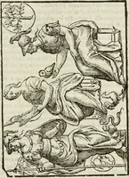 Picture 120 of 279 from Le vere e nove imagini de gli dei delli antichi di Vicenzo Cartari Reggiano. Ridotte da capo a piedi in questa nouissima impressione alle loro reali, & non piu per l'adietro osseruate simiglianze. Cauate da' marmi, bronzi, medaglie, gioie, & altre memorie antiche; (1615), leaf 362