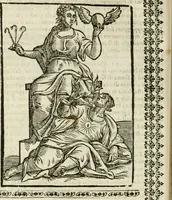Picture 122 of 279 from Le vere e nove imagini de gli dei delli antichi di Vicenzo Cartari Reggiano. Ridotte da capo a piedi in questa nouissima impressione alle loro reali, & non piu per l'adietro osseruate simiglianze. Cauate da' marmi, bronzi, medaglie, gioie, & altre memorie antiche; (1615), leaf 367